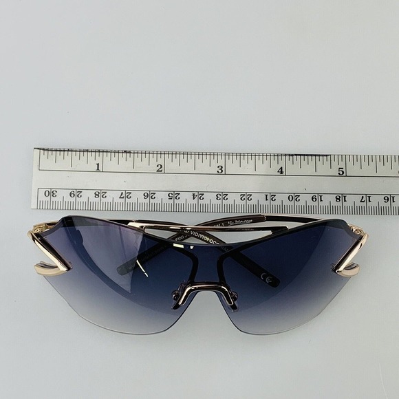 Vidi Vici Occhiali Sunglasses mod. Fini Junior Rimless Blue Aviator Rimless